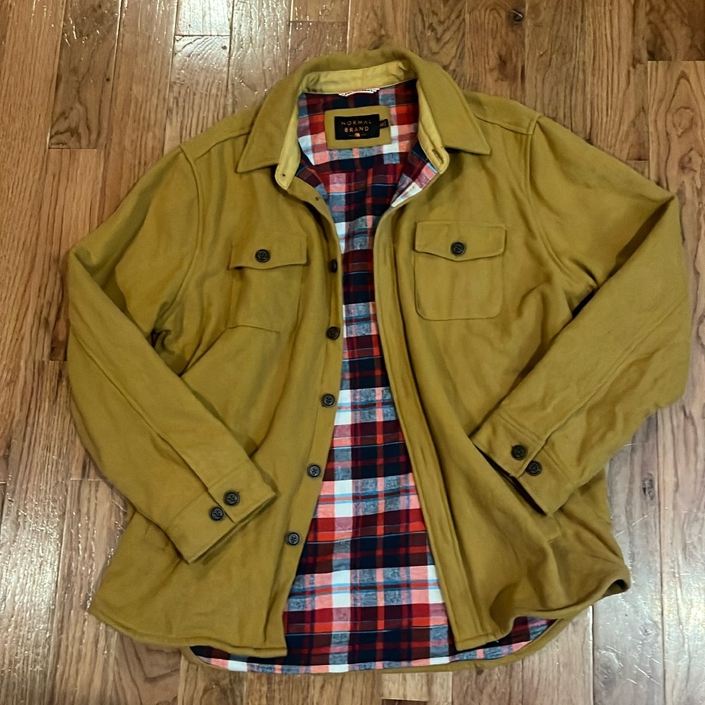 Bright side flannel lined workwear jacket by The Normal Brand